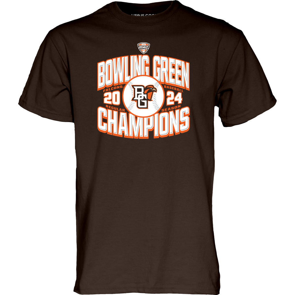 2024 Baseball Regular Season Champs Brown SS Tee