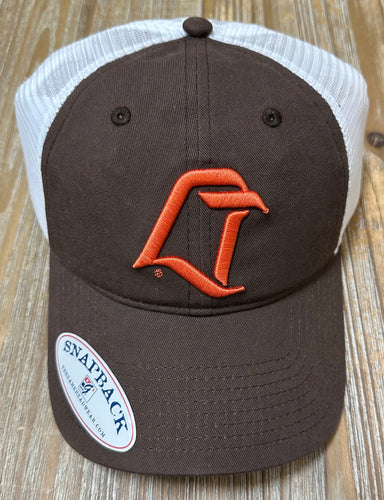 Game Brown G87 Trucker Hat LT Logo