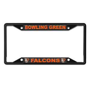 Bowling Green Falcons Metal License Plate Frame Black
