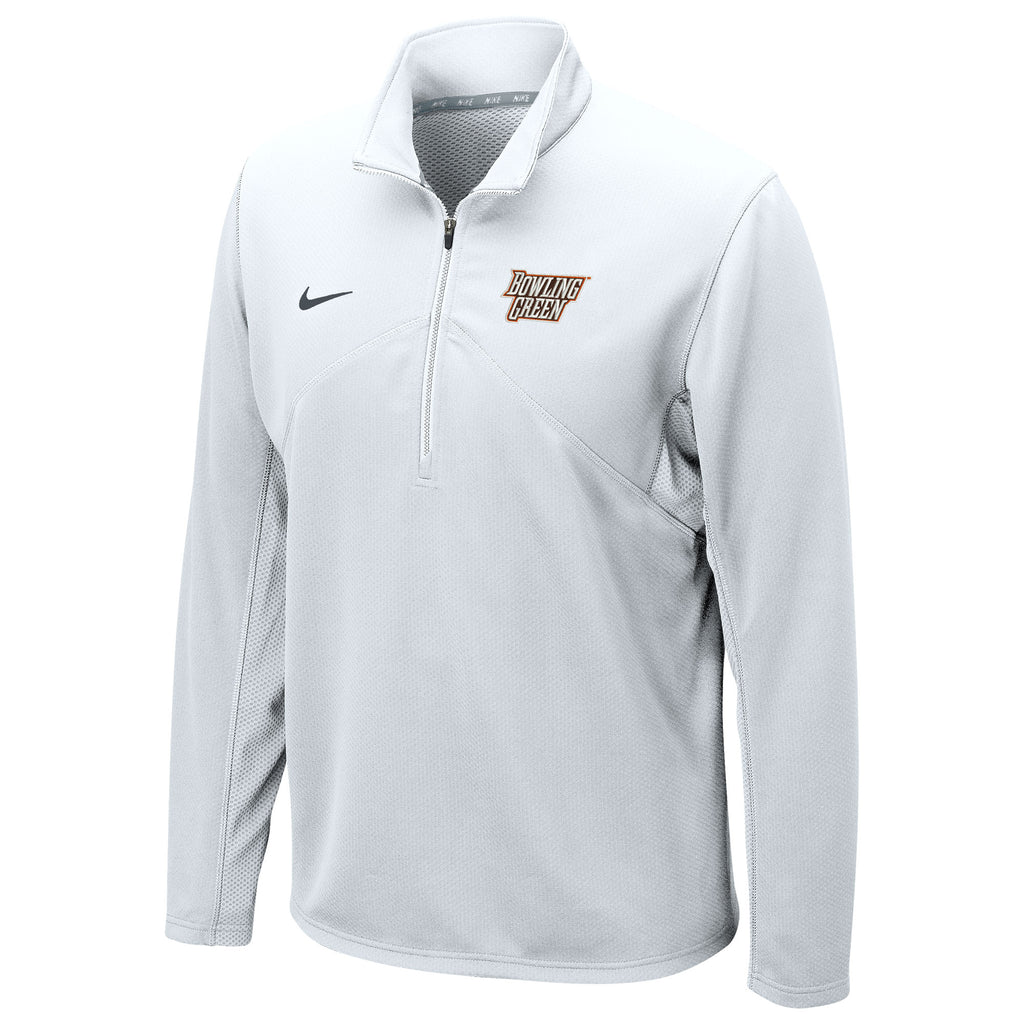 Nike Training 1 4 Zip White Bowling Green Elite Collegiate Apparel