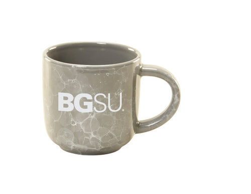 RFSJ 17oz Steel Grey Marbled Etched BGSU Mug