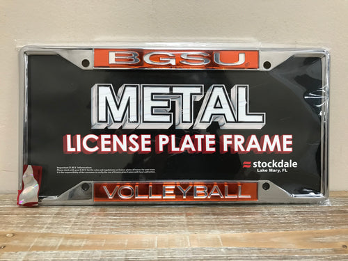 BGSU Volleyball License Plate Frame