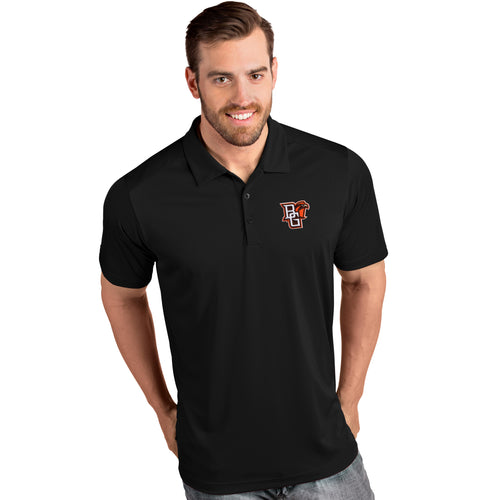 Antigua Black Tribute Polo
