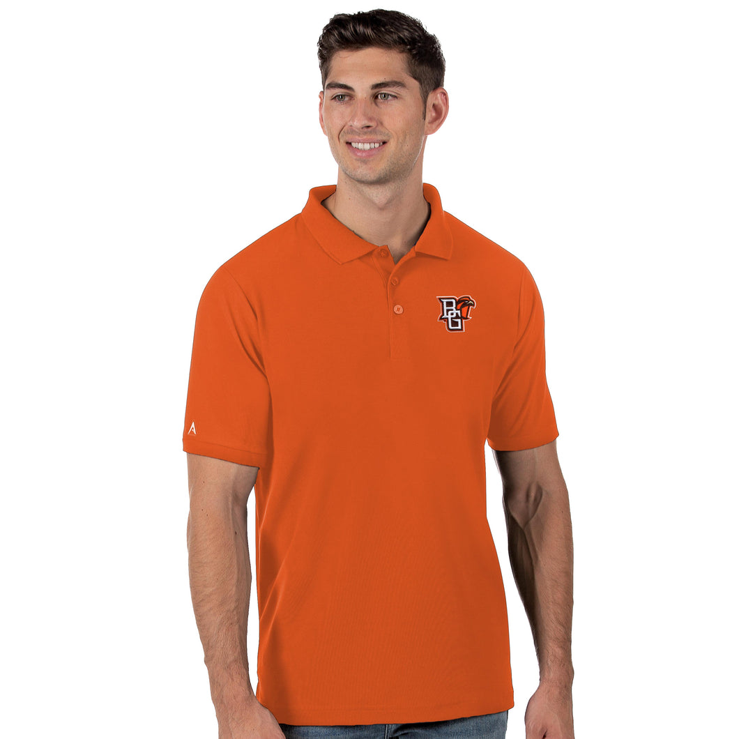 Antigua Orange Legacy Pique Polo