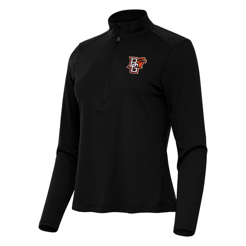 Antigua Ladies Black Tribute 1/4 Zip
