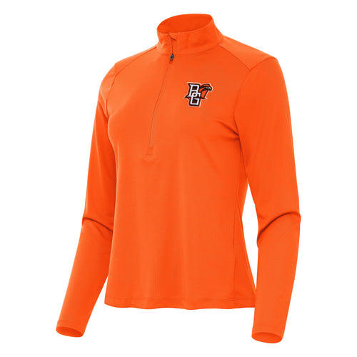 Antigua Ladies Orange Tribute 1/4 Zip