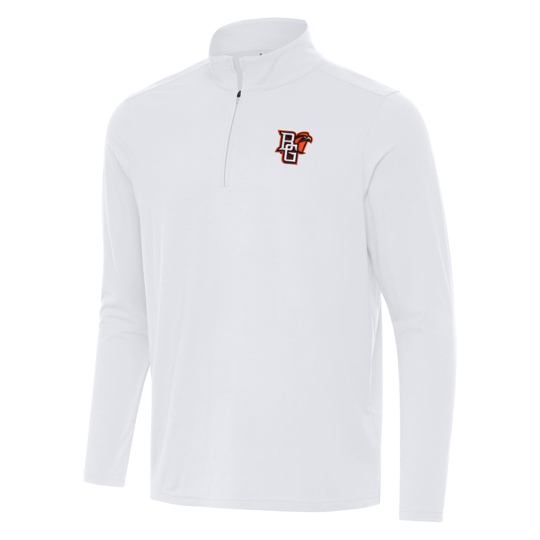Antigua White Intent 1/4 Zip Mock