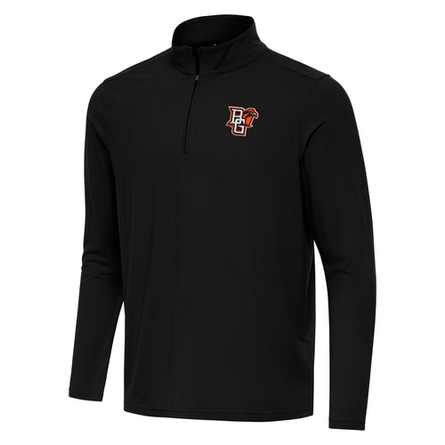 Antigua Black Intent 1/4 Zip Mock
