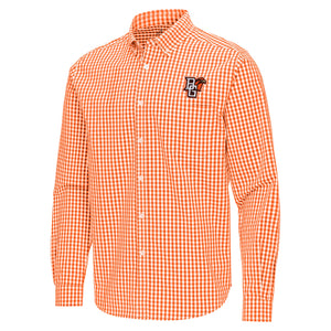 Antigua Orange/White Ellis Dress Shirt