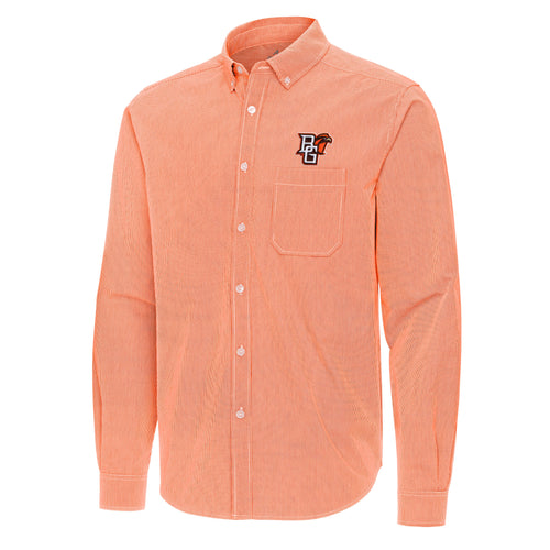 Antigua Orange/White Porter Dress Shirt