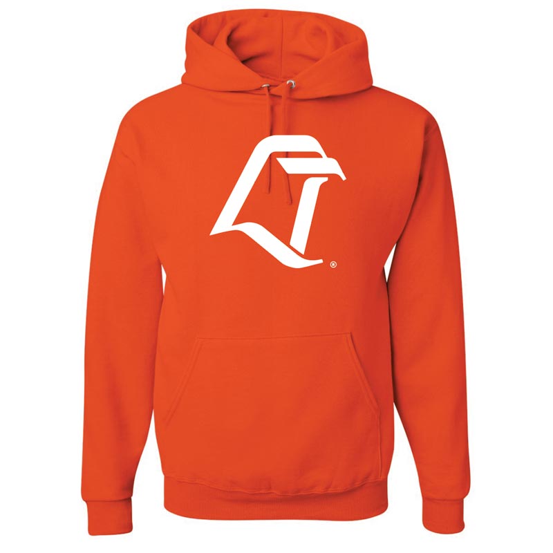 JU LT Logo White Ink Orange Hood