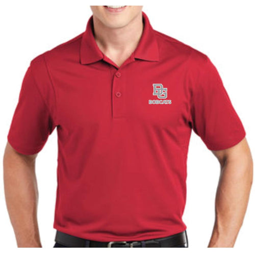 BG Bobcats Red Sport-Tek Micropique Polo