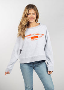 Chicka-D Ladies Cool Down Cropped Pullover