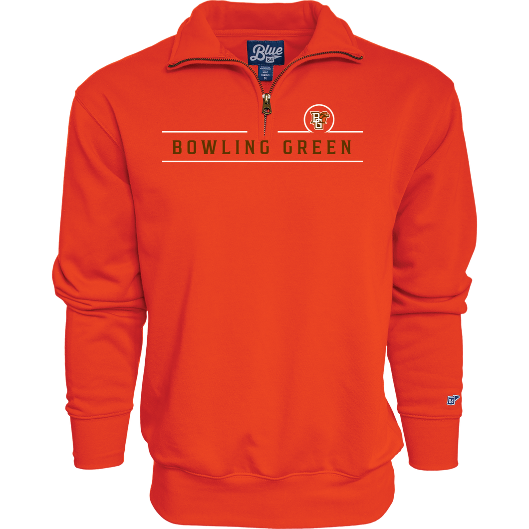 Blue 84 Orange Big Detroit 1/4 Zip Bowling Green