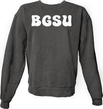 Blue 84 Black Dyed Ringspun Crew Puff