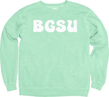Blue 84 Mint Dyed Ringspun Crew Puff
