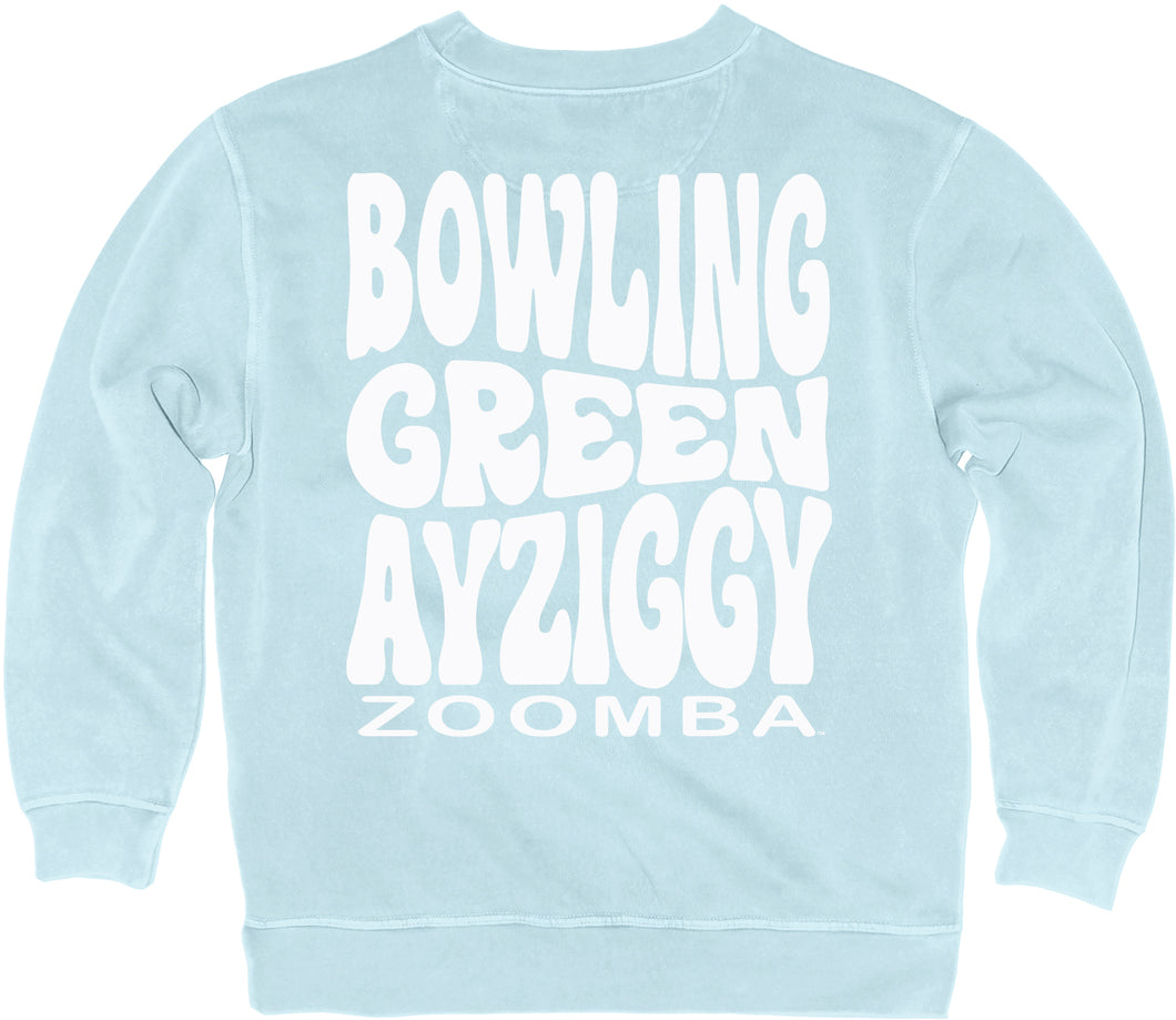 Blue 84 Powder Dyed Ringspun Crew Puff