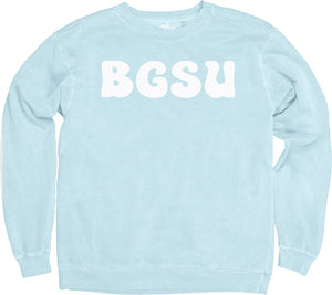 Blue 84 Powder Dyed Ringspun Crew Puff