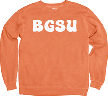 Blue 84 Orange Peel Dyed Ringspun Crew Puff
