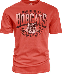 Blue 84 Red Dyed Ringspun Bobcats SS Tee
