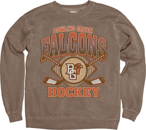 Blue 84 Brown Dyed Ringspun Hockey Crew