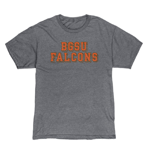 Blue 84 Grey Malibu SS Tee BGSU Falcons