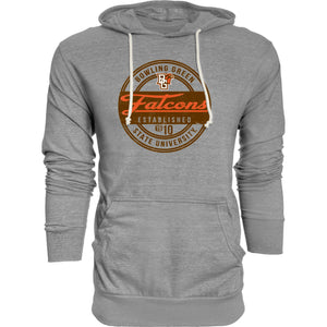 Blue 84 Grey Tri-Blend Hooded Tee