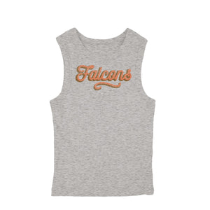 Blue 84 Grey Baby Rib Tank