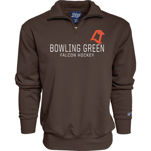 Blue 84 Brown Hockey Big Detroit 1/4 Zip