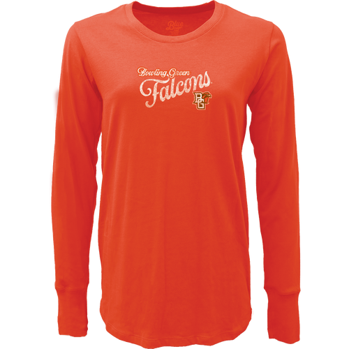 Blue 84 Ladies Orange Lida Long Sleeve Tee