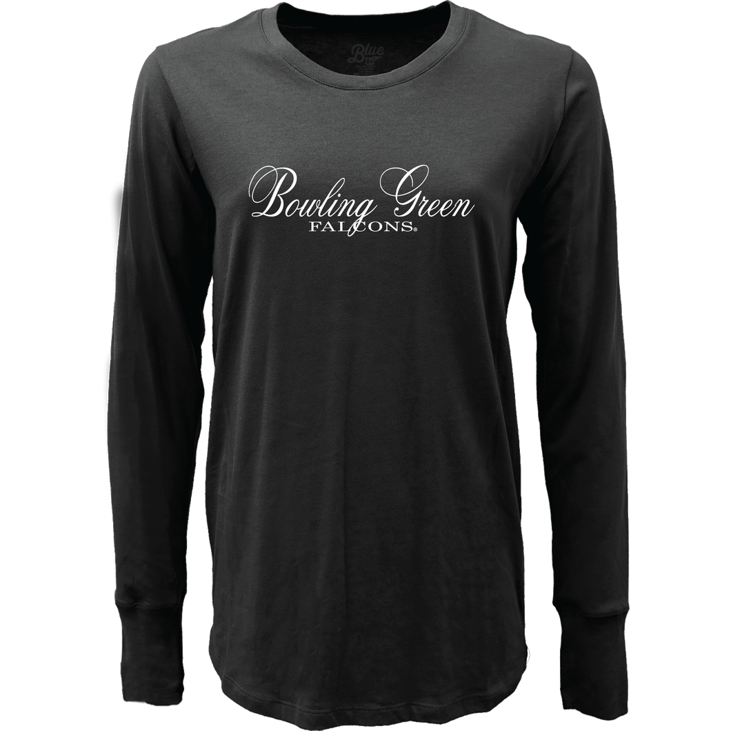 Blue 84 Ladies Black Lida Long Sleeve Tee