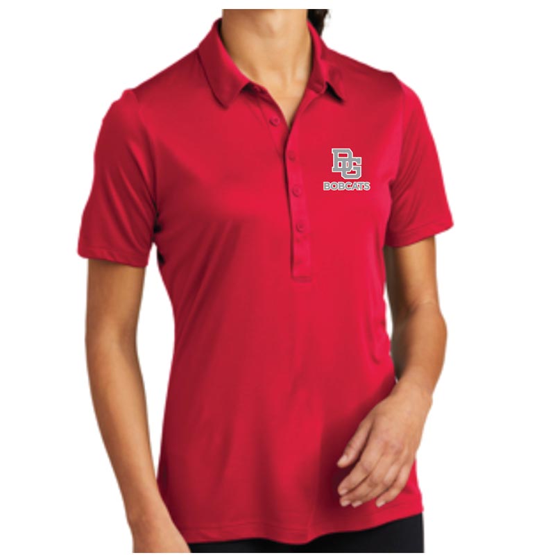 BG Bobcats Ladies Red Sport-Tek Pro Polo