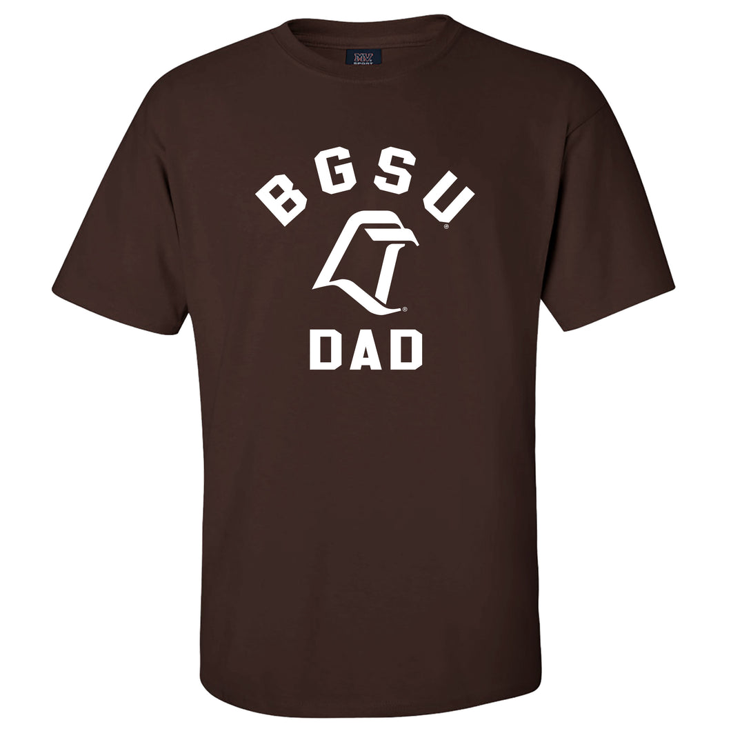 MV Brown BGSU Dad SS Tee LT Logo