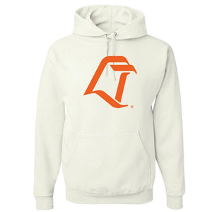 JU LT Logo Orange Ink White Hood