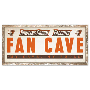 8 x 17 BG Fan Cave Wood Sign