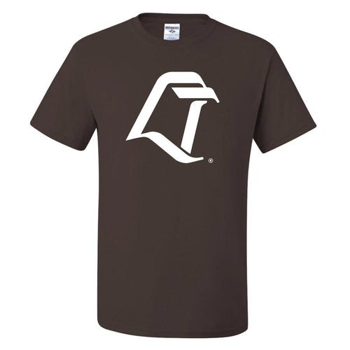 JU LT Logo White Ink Brown SS Tee