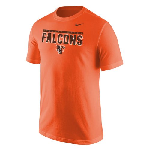 Nike Orange Core SS Tee Bowling Green Falcons