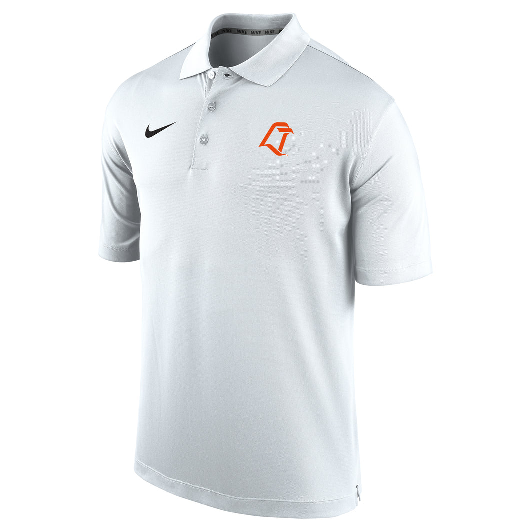 Nike White Varsity Polo LT Logo