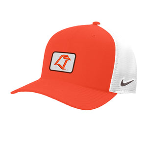 Nike Orange C99 Patch Trucker Hat LT Logo