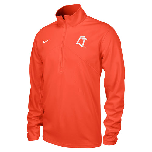 Nike Orange Training 1/4 Zip LT Logo