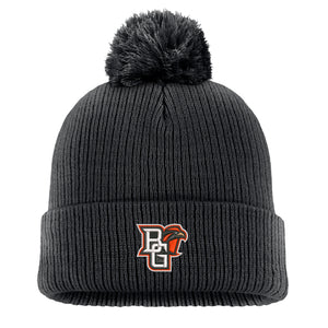 Nike Anthracite Solid Peak Beanie w/Pom