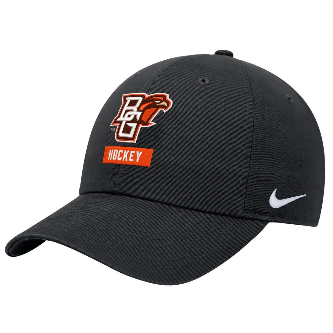 Nike Black Club Unstructured Hat Hockey