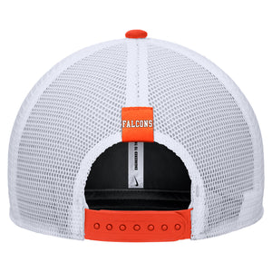 Nike Orange Pro Flat Bill Snapback Mesh LT