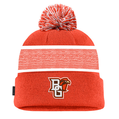 Nike Orange Peak Cuff Beanie w/ Patch