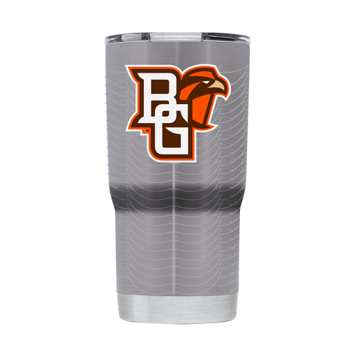 GameTime BGSU 20oz SS Water Bottle with Full Color Peekaboo Wrap