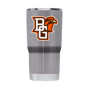 GameTime BGSU 20oz SS Water Bottle with Full Color Peekaboo Wrap