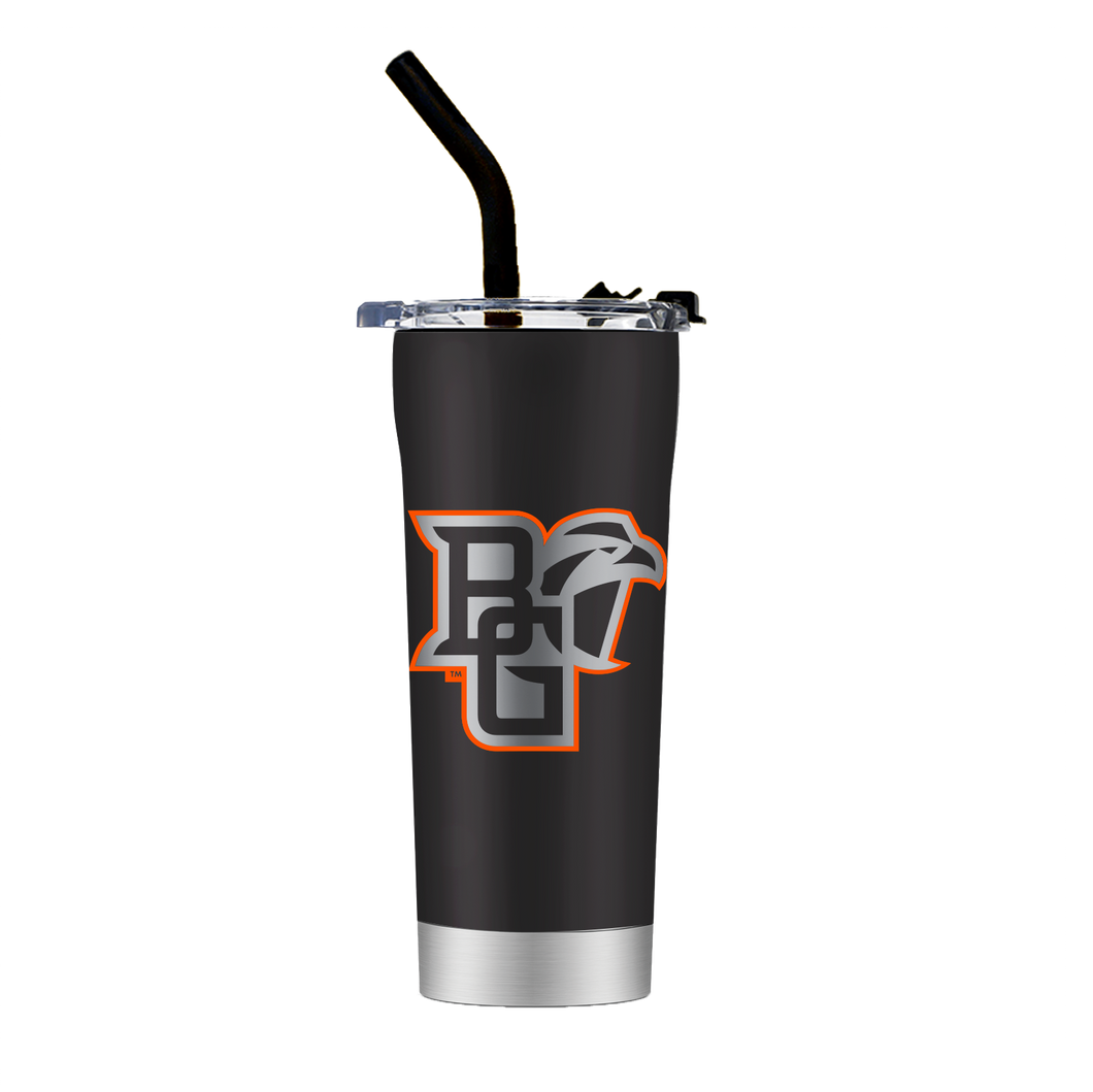 GameTime BGSU 20oz BGSU Black Straw Tumbler