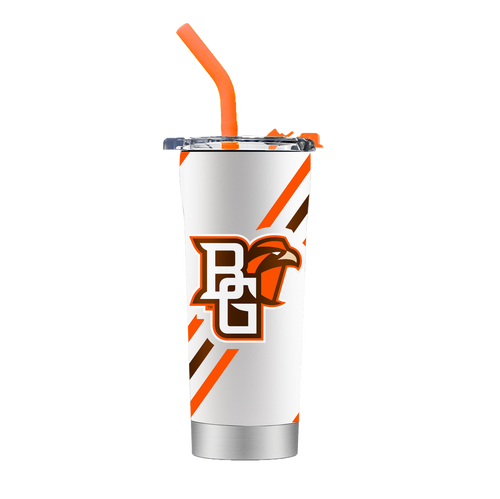 GameTime BGSU 20oz BGSU White Straw Tumbler