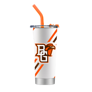 GameTime BGSU 20oz BGSU White Straw Tumbler