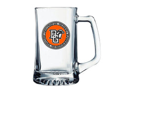 RFSJ 16oz Glass Tankard with Pewter Emblem